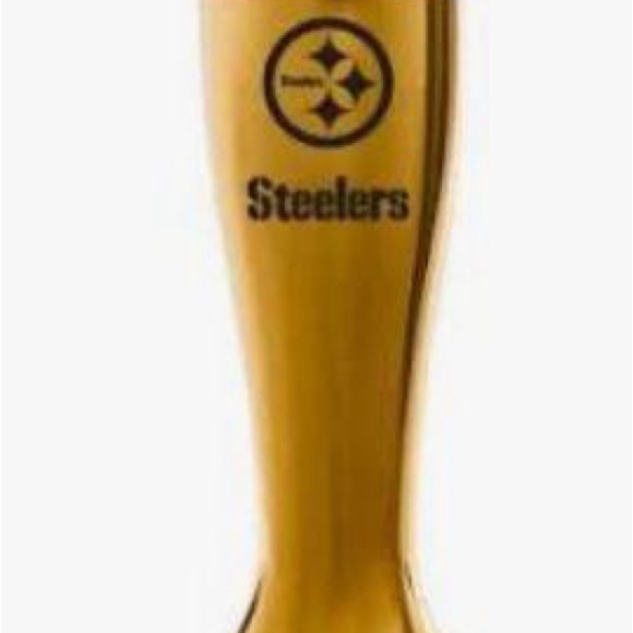 Pittsburgh Steelers Gold Glass Glacier Pilsner - Picture 1 of 4